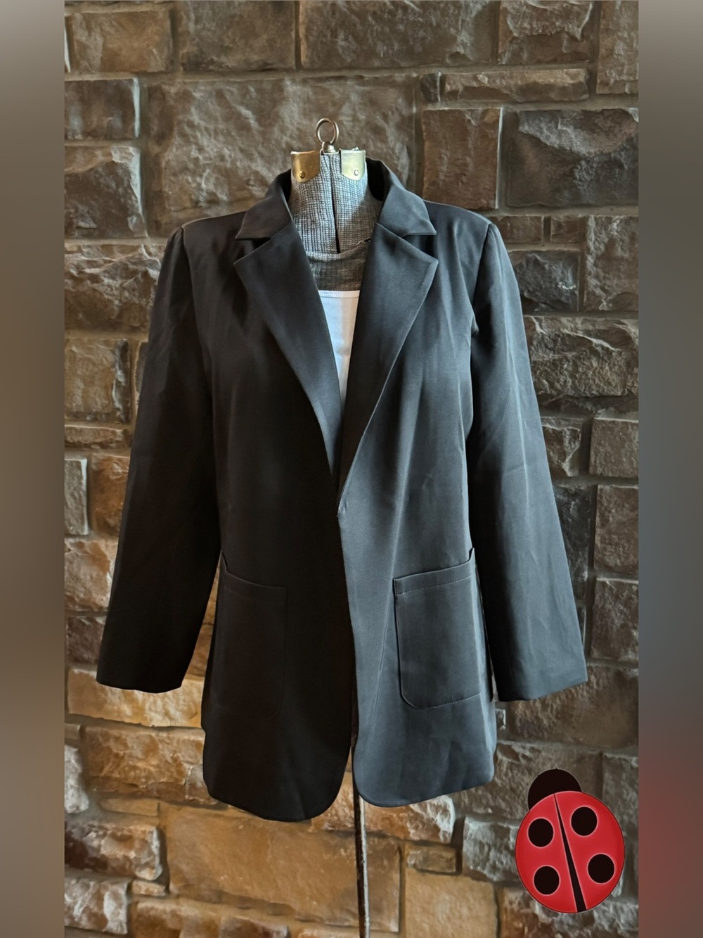 Classic Black Women's Blazer Jacket -XL NWT